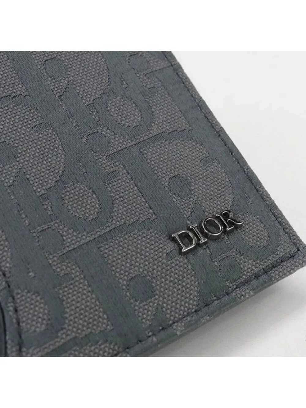 Dior Saddle Bifold Wallet Cotton